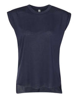 Women's Flowy Rolled Cuffs Muscle Tee