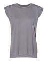 Women's Flowy Rolled Cuffs Muscle Tee