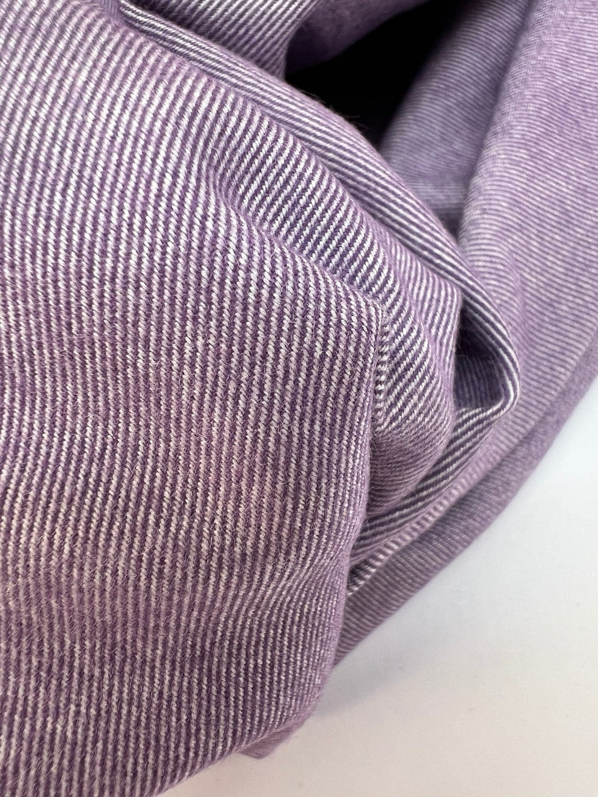 Cotton Twill Fabric White Purple