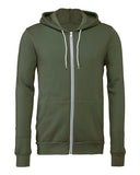 BELLA + CANVAS® Unisex Sponge Fleece Full-Zip Hoodie 52% Cotton 48% Polyester 8 oz