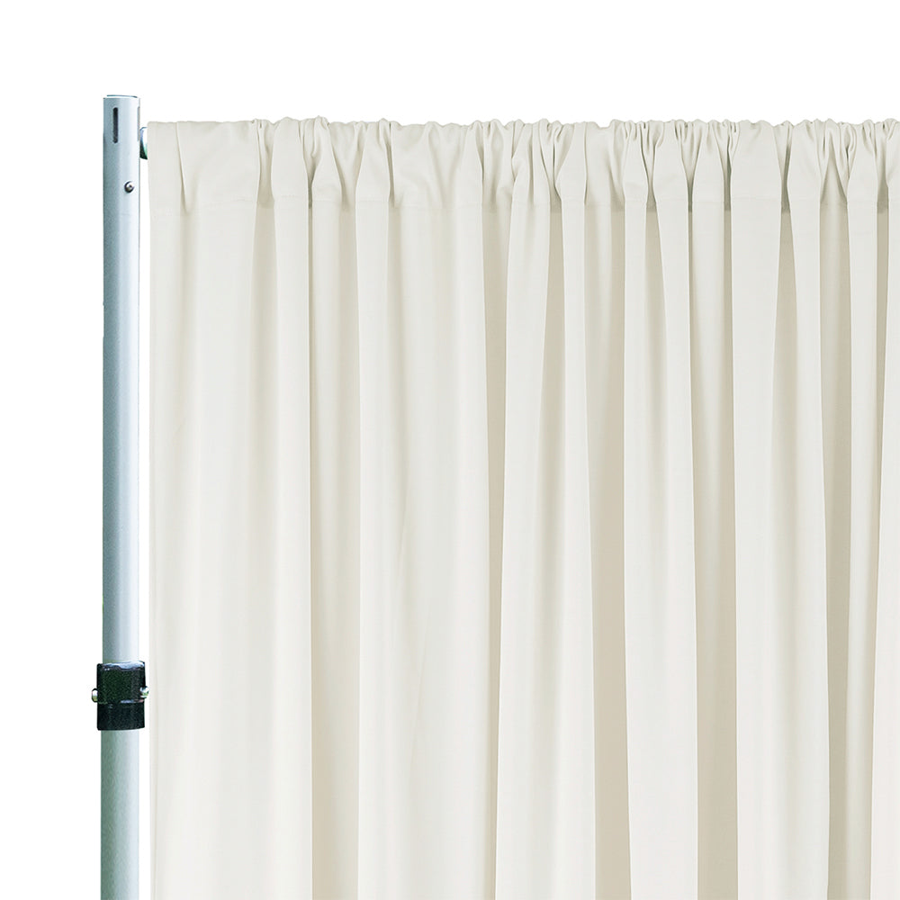 Spandex Backdrop Drape Panel 16 ft x 62 in Ivory