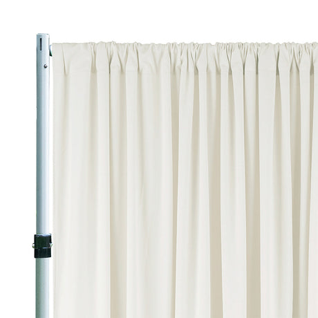 Spandex Backdrop Drape Panel 16 ft x 62 in Ivory