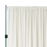 Spandex Backdrop Drape Panel 10 ft x 62 in Ivory