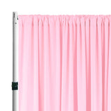 Spandex Backdrop Drape Panel 12 ft x 62 in Pink