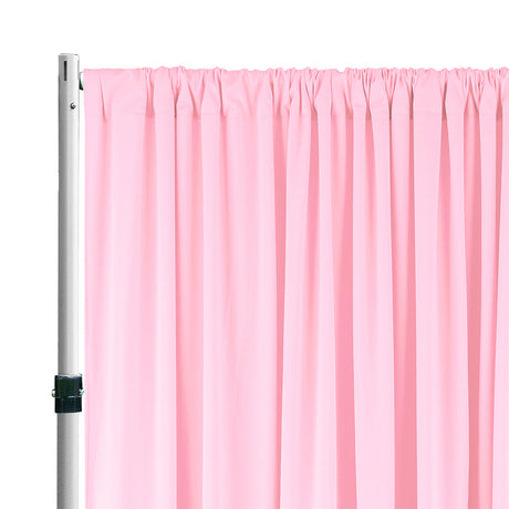 Spandex Backdrop Drape Panel 12 ft x 62 in Pink