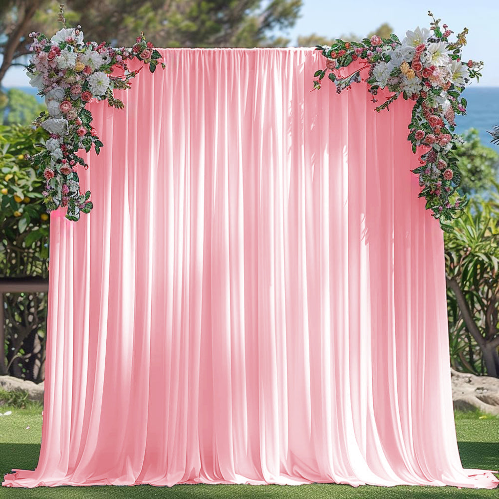 Spandex Backdrop Drape Panel 14 ft x 62 in Pink