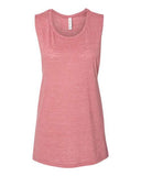 Image 1: Women's Flowy Scoop Muscle TankImage 2: Soft scoop neck sleeveless topImage 3: Flowy women's muscle tank designImage 4: Blank tank for custom printingImage 5: Lightweight casual summer shirtImage 6: Comfortable women's jersey tank