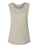 Image 1: Women's Flowy Scoop Muscle TankImage 2: Soft scoop neck sleeveless topImage 3: Flowy women's muscle tank designImage 4: Blank tank for custom printingImage 5: Lightweight casual summer shirtImage 6: Comfortable women's jersey tank