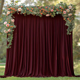 Spandex Backdrop Drape Panel 12 ft x 62 in Burgundy