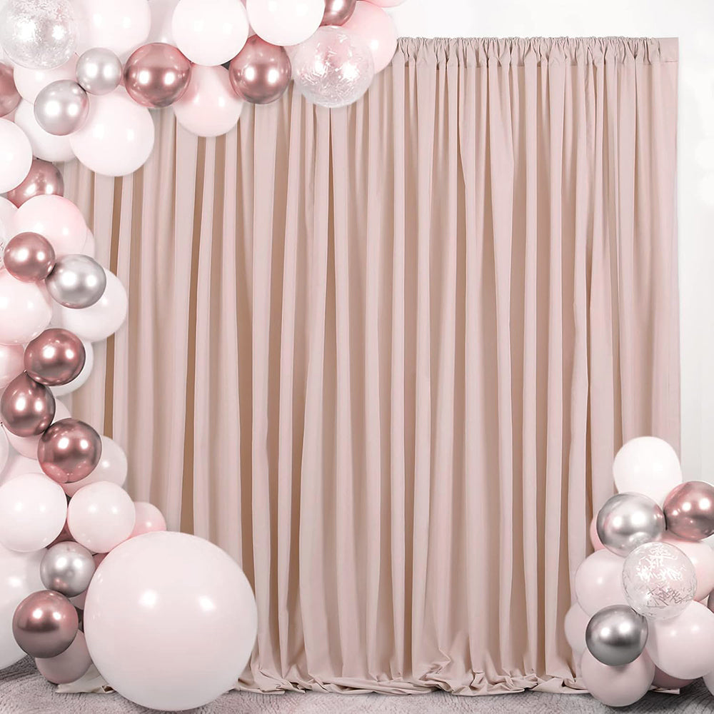 Spandex Backdrop Drape Panel 12 ft x 62 in Blush Pink