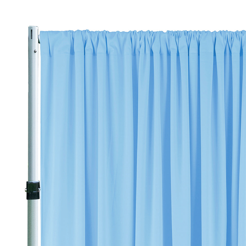 Spandex Backdrop Drape Panel 14 ft x 62 in Baby Blue