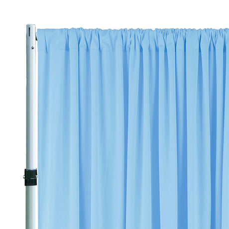 Spandex Backdrop Drape Panel 14 ft x 62 in Baby Blue