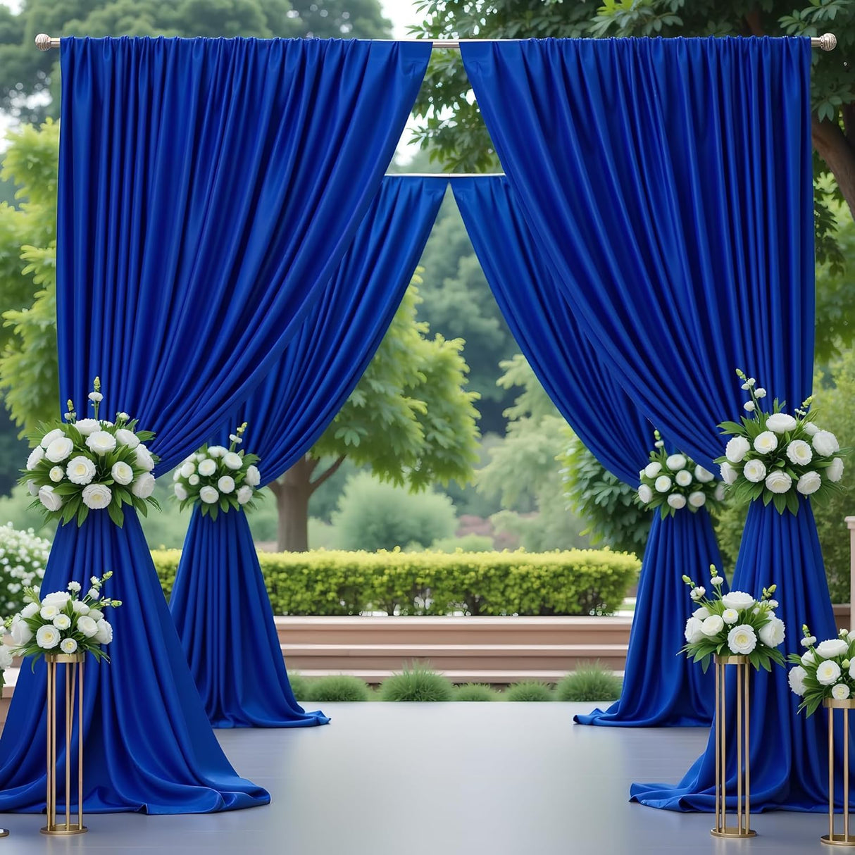 Spandex Backdrop Drape Panel 18 ft x 62 in Royal Blue