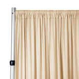 Spandex Backdrop Drape Panel 14 ft x 62 in Champagne