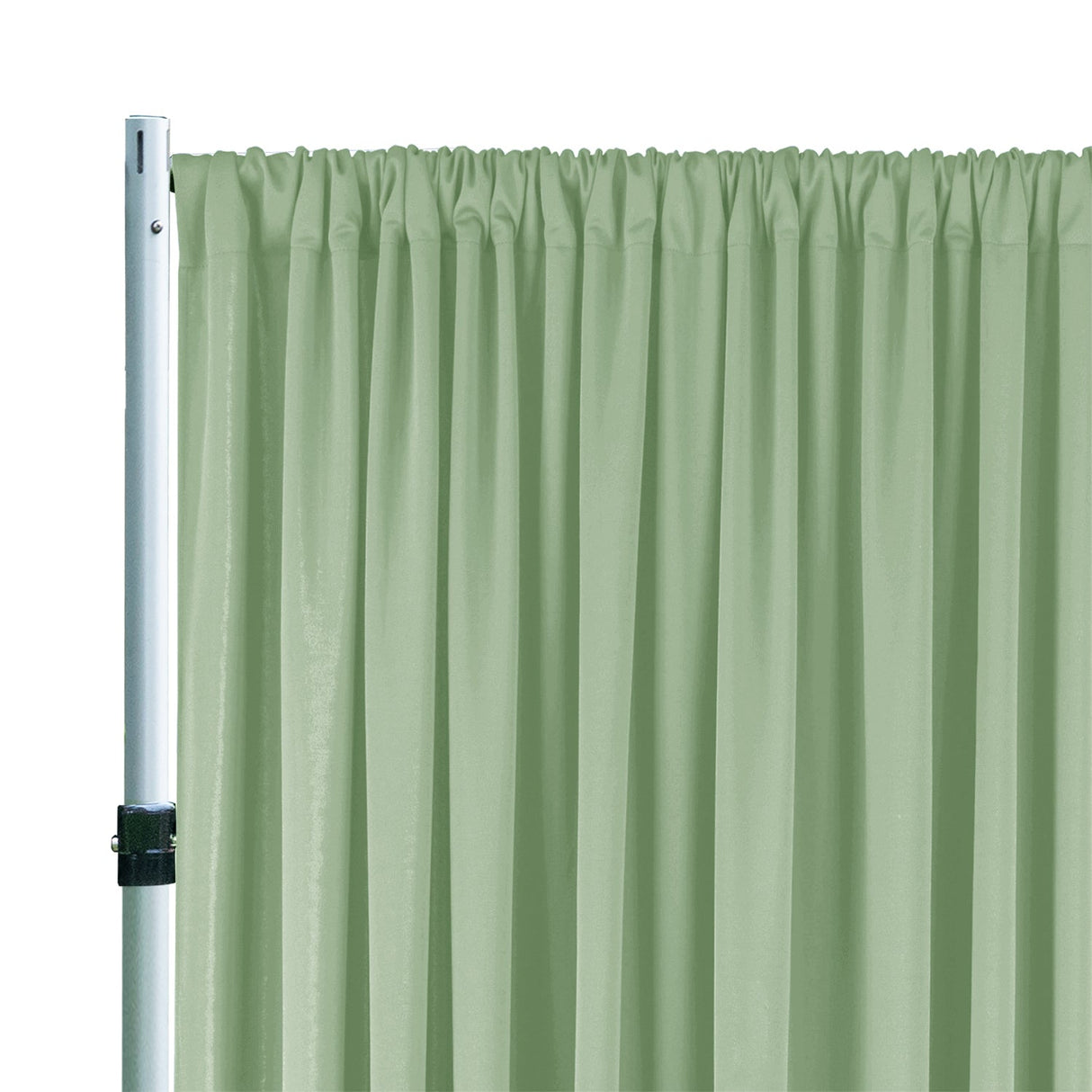 Spandex Backdrop Drape Panel 12 ft x 62 in Sage Green