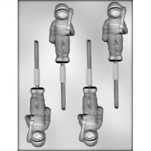Baseball Player Sucker Chocolate Mold