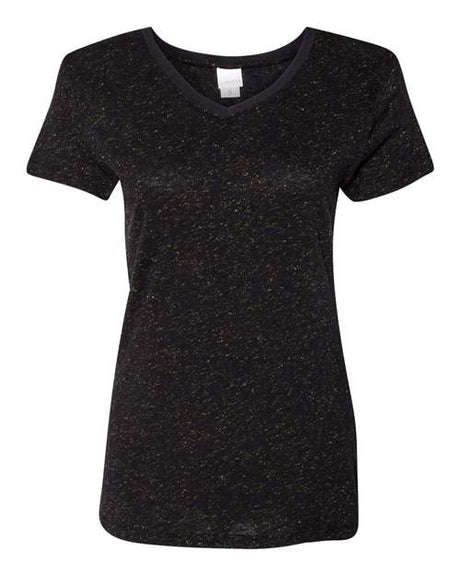Women's Glitter V-Neck T-Shirt