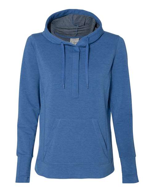 Women's Omega Stretch Snap-Placket Hooded Sweatshirt