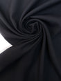 Wool Cotton Fabric Black Blue