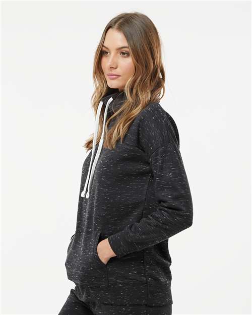 Women’s Mélange Fleece Cowl Neck Sweatshirt