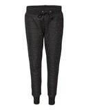 Pantalones jogger Melange de forro polar para mujer