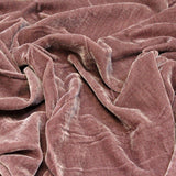 Silk Rayon Velvet Fabric - 80 Percent Rayon 20 Percent Silk, Velvet, 45" Width, 180 GSM (1 Yard)