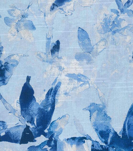 Waverly Soft Focus Cotton Fabric - Sky Blue Floral, 54" Width (1 Yard)