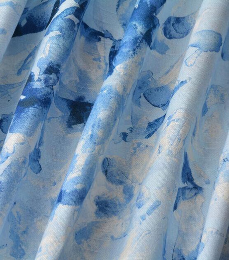 Waverly Soft Focus Cotton Fabric - Sky Blue Floral, 54" Width (1 Yard)