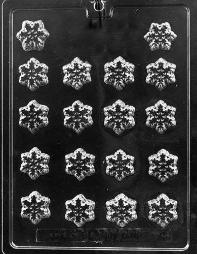 Bite Size Snowflake Decos Chocolate Mold