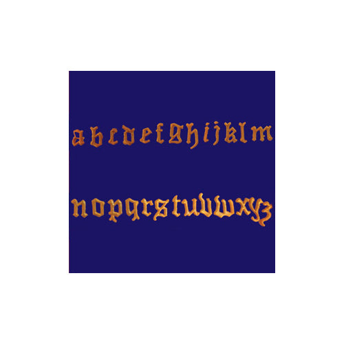 FMM Old English Alphabet, Lower Case