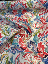 Waverly Confetti Flying Colors 100 Percent Cotton Fabric - Blue, Off White, Red, Pink, Turquoise, Gray, Green, Lavender Confetti Print, 13.5" Horizontal Repeat, 13.5" Vertical Repeat, 54" Width (1 Yard)