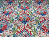 Waverly Confetti Flying Colors 100 Percent Cotton Fabric - Blue, Off White, Red, Pink, Turquoise, Gray, Green, Lavender Confetti Print, 13.5" Horizontal Repeat, 13.5" Vertical Repeat, 54" Width (1 Yard)