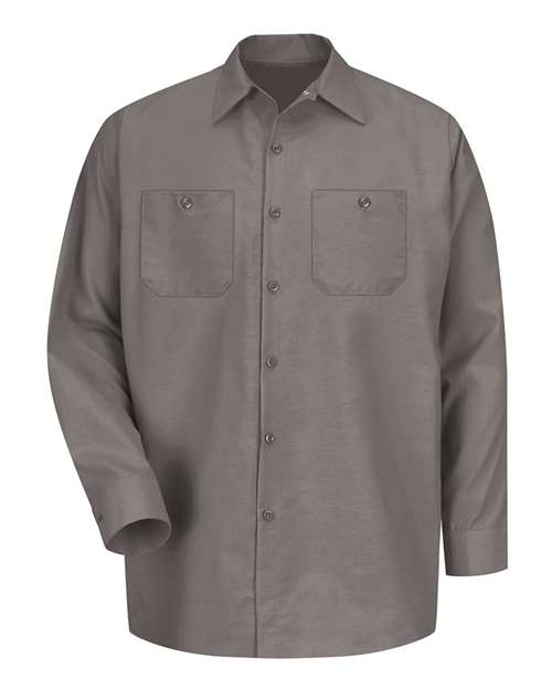 Red Kap Men's Tall Industrial Long Sleeve Work Shirt