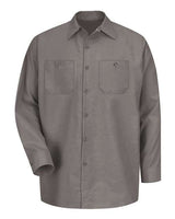 Red Kap Men's Tall Industrial Long Sleeve Work Shirt