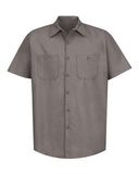 Red Kap Men's Tall Industrial Short Sleeve Work Shirt