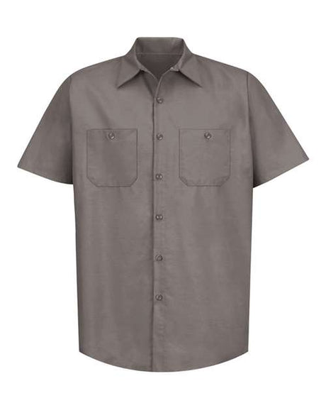 Red Kap Men's Tall Industrial Short Sleeve Work Shirt