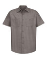 Red Kap Men's Tall Industrial Short Sleeve Work Shirt