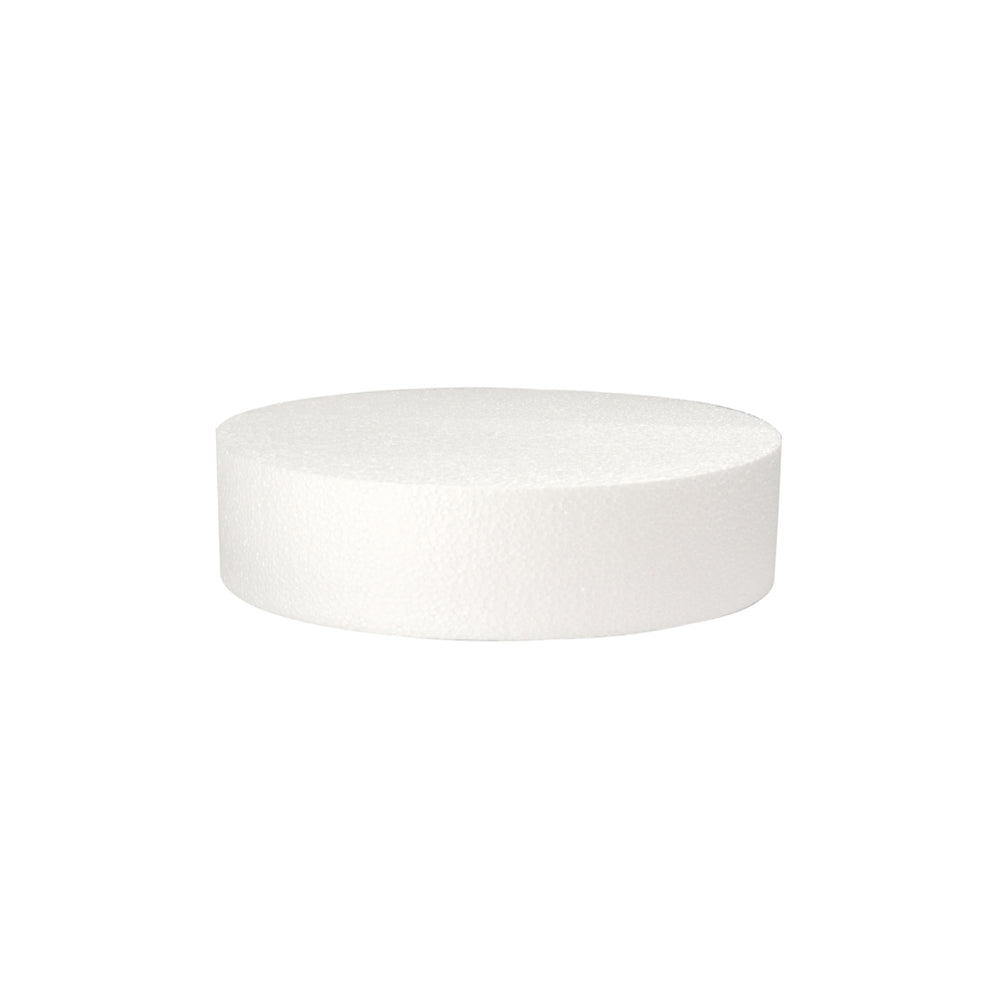 O'Creme Round Polystyrene Cake Dummies, 2" High, 7" x 2"