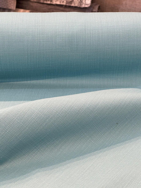 Brubeck Cotton Canvas Fabric - Aqua Turquoise Solid, 54" Width (By The Yard)