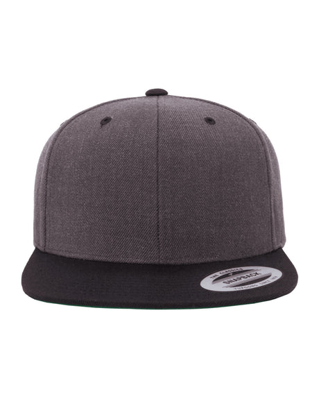 YP Classics® Flat Visor Classic Two-Tone Snapback Cap