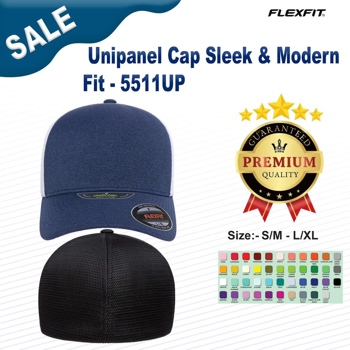 Flexfit® Unipanel Cap Sleek & Modern Fit