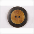 Black/Natural Horn Coat Button - 80L/50.8mm