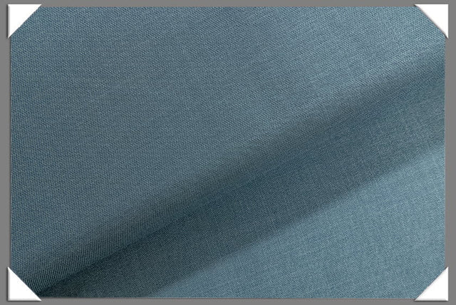 Blue/Grey Vegan Sharkskin Polyester Fabric - Sharkskin, Blue/Grey, 60" Width