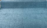 Sephora Chenille Upholstery Fabric - Turquoise Solid, 75,000 Double Rubs, 54" Width (1 Yard)