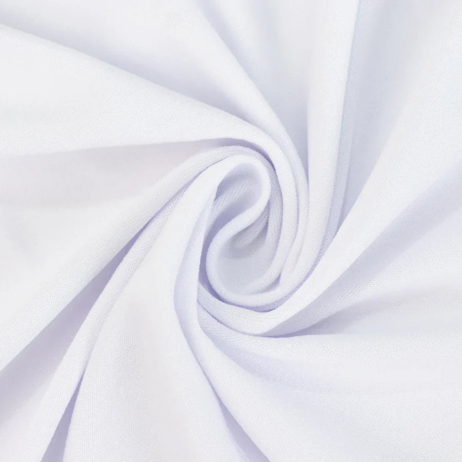 Spandex Ceiling Drapery Backdrop Panel 32 ft x 62 in White