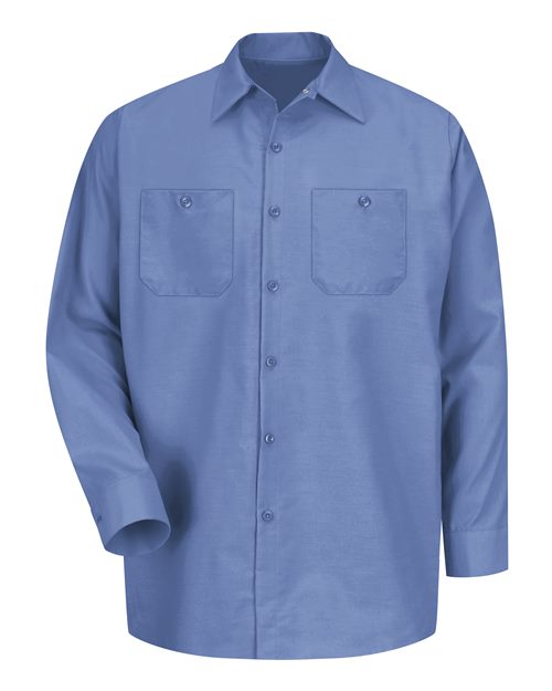 Red Kap Men's Tall Industrial Long Sleeve Work Shirt