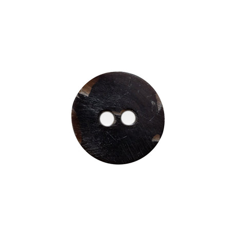 Black Horn Button - 24L/15mm