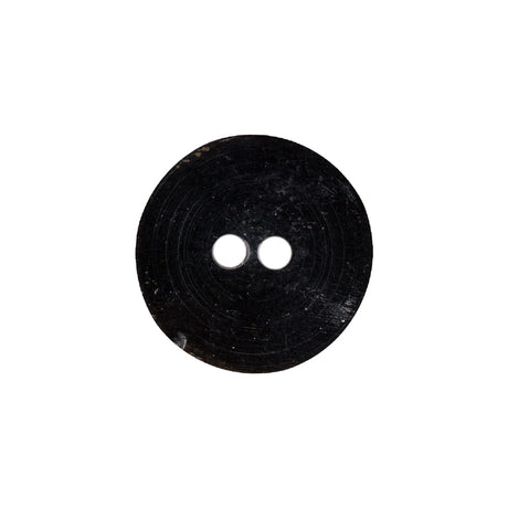 Black Horn Button - 32L/20mm