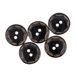 Black Horn Button - 32L/20mm