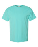 Camiseta de manga corta teñida de prenda para hombre